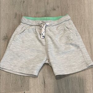 Zara Baby Boy Gray Shorts with Mint Waistband